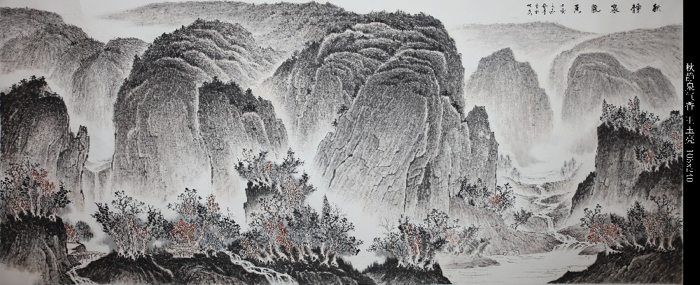 秋静泉气香(其三)